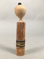 Japanese Kokeshi Doll Vtg Wooden Figurine Wobbly Head Girl KF453