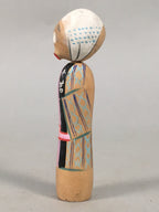 Japanese Kokeshi Doll Vtg Wooden Figurine Wobbly Head Hyottoko KF445