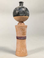 Japanese Kokeshi Doll Vtg Wooden Figurine Wobbly Head Kimono Girl KF460