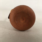 Japanese Kokeshi Doll Vtg Wooden Figurine Wobbly Head Orange Basket KF504