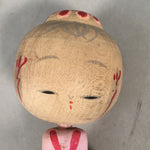 Japanese Kokeshi Doll Vtg Wooden Figurine Wobbly Head Osaka Tsutenkaku KF444