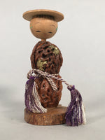 Japanese Kokeshi Doll Vtg Wooden Figurine Wobbly Head Shade Seed KF487