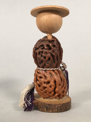 Japanese Kokeshi Doll Vtg Wooden Figurine Wobbly Head Shade Seed KF487