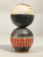 Japanese Kokeshi Doll Vtg Wooden Figurine Wobbly Head Turban African KF458