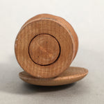 Japanese Kokeshi Doll Wooden Figurine Raccoon Dog Tanuki Rice Container KF484