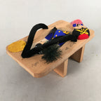 Japanese Kokeshi Doll Wooden Figurine Vtg Geta Zouri Kokeshi KF542