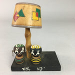 Japanese Kokeshi Doll Wooden Figurine Vtg Lamp Africa Earring Kanji KF335