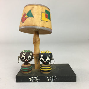 Japanese Kokeshi Doll Wooden Figurine Vtg Lamp Africa Earring Kanji KF335