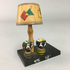 Japanese Kokeshi Doll Wooden Figurine Vtg Lamp Africa Earring Kanji KF335