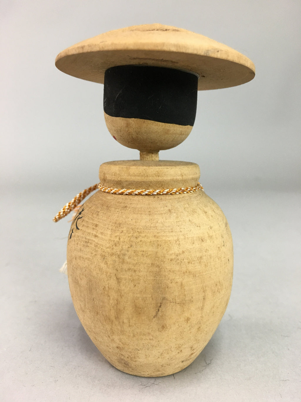 Japanese Kokeshi Doll Wooden Figurine Vtg Shade Landscape Kanji KF334