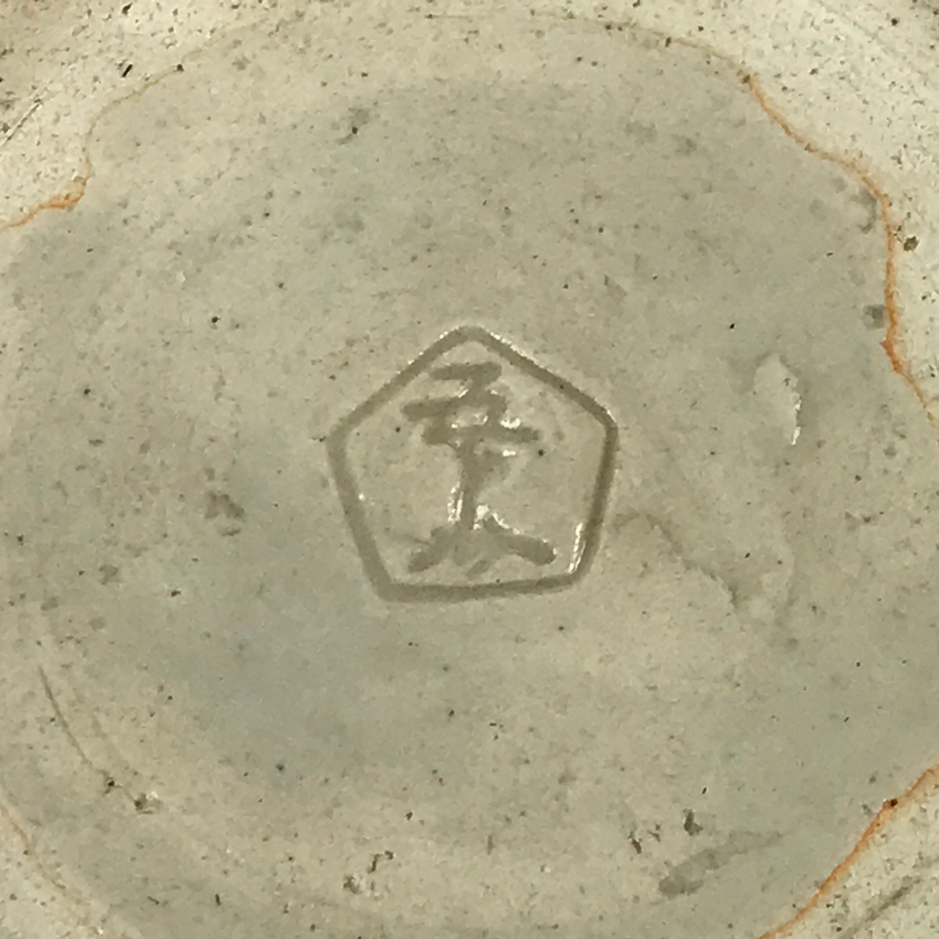 Japanese Kutani Ware Ceramic Small Plate Vtg Round Pottery Inaho Kozara PX662