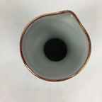 Japanese Kutani Ware Porcelain Sake Bottle Vtg Red Tokkuri Phoenix TS338