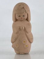 Japanese Kyo-Ningyo Unglazed Clay Doll Vtg Traditional Kimono Girl Geisha BD851