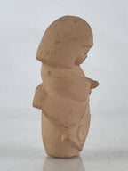 Japanese Kyo-Ningyo Unglazed Clay Doll Vtg Traditional Kimono Girl Geisha BD851