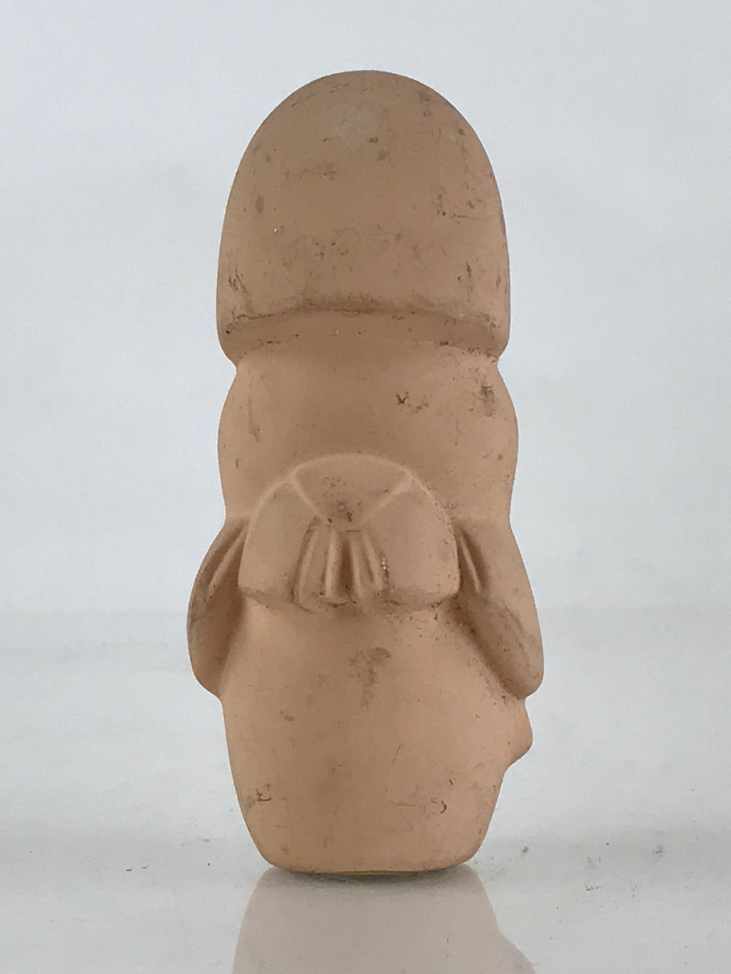 Japanese Kyo-Ningyo Unglazed Clay Doll Vtg Traditional Kimono Girl Geisha BD851