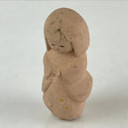 Japanese Kyo-Ningyo Unglazed Clay Doll Vtg Traditional Kimono Girl Geisha BD851
