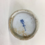 Japanese Kyo Ware Porcelain Sake Bottle Vtg Poetry Design White Tokkuri TS350