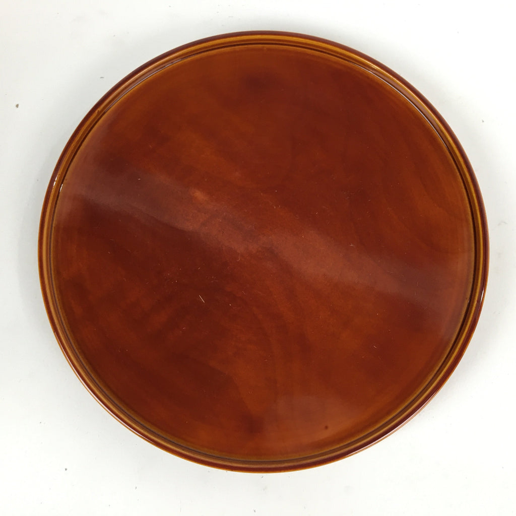 Japanese Lacquer Shunkei-Nuri Lidded Snack Bowl Wood Kashiki Tea Ceremony UR615