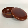 Japanese Lacquer Shunkei-Nuri Lidded Snack Bowl Wood Kashiki Tea Ceremony UR615