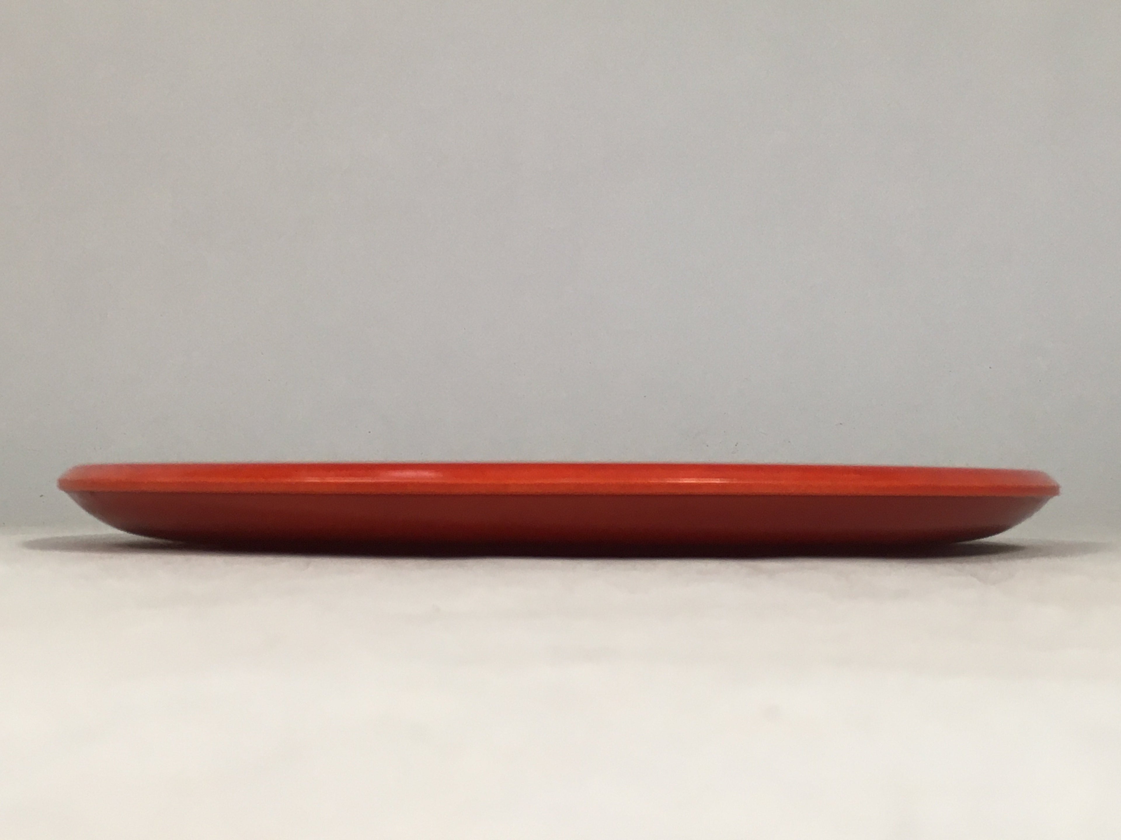 Japanese Lacquer Tray Round Obon Vtg Shunkei-Nuri Nurimono UR426