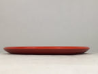 Japanese Lacquer Tray Round Obon Vtg Shunkei-Nuri Nurimono UR426