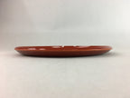 Japanese Lacquer Tray Round Obon Vtg Shunkei-Nuri Replica Nurimono UR347