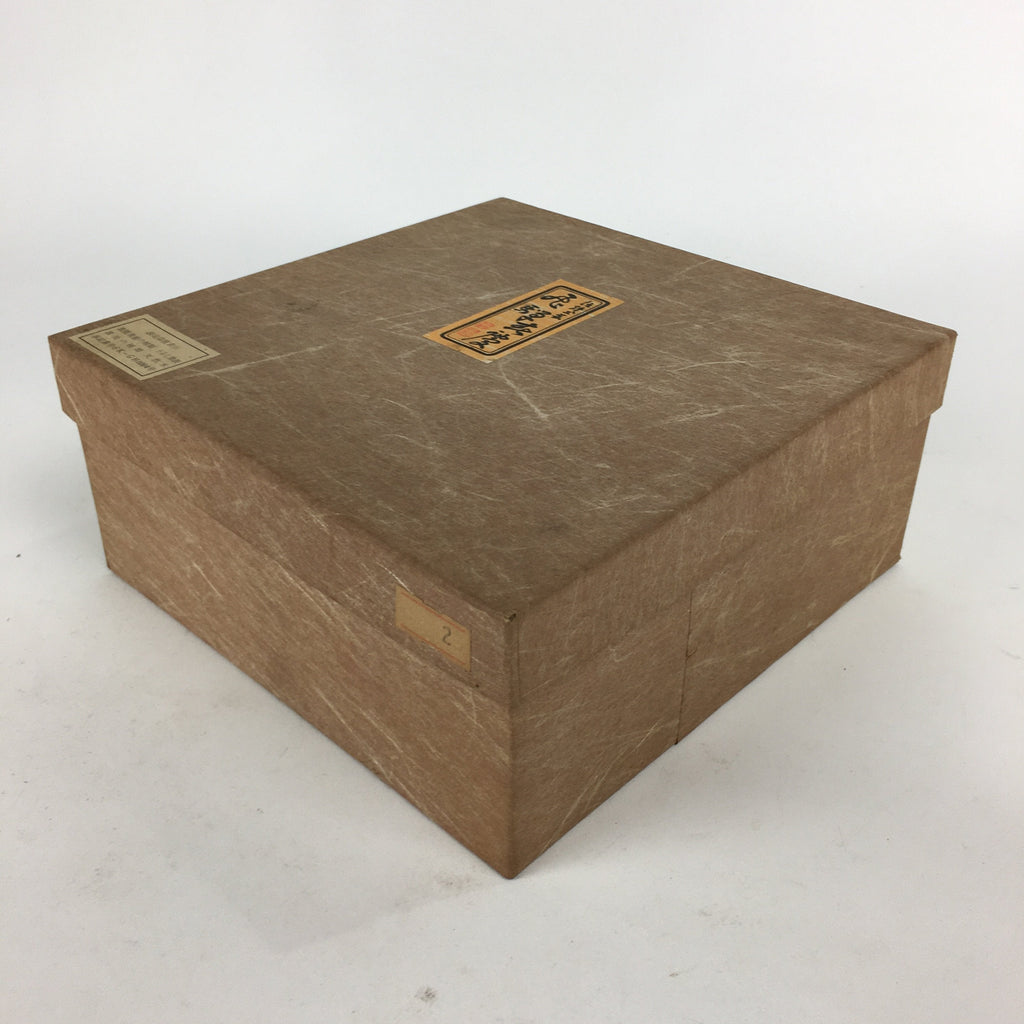 Japanese Lacquer Wooden Shunkei-Nuri Lidded Bento Box Vtg Chopsticks Set UR616