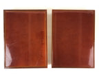 Japanese Lacquer ware Bento Box Vtg Wood Shunkei Nuri Jubako 2 Tier JB77