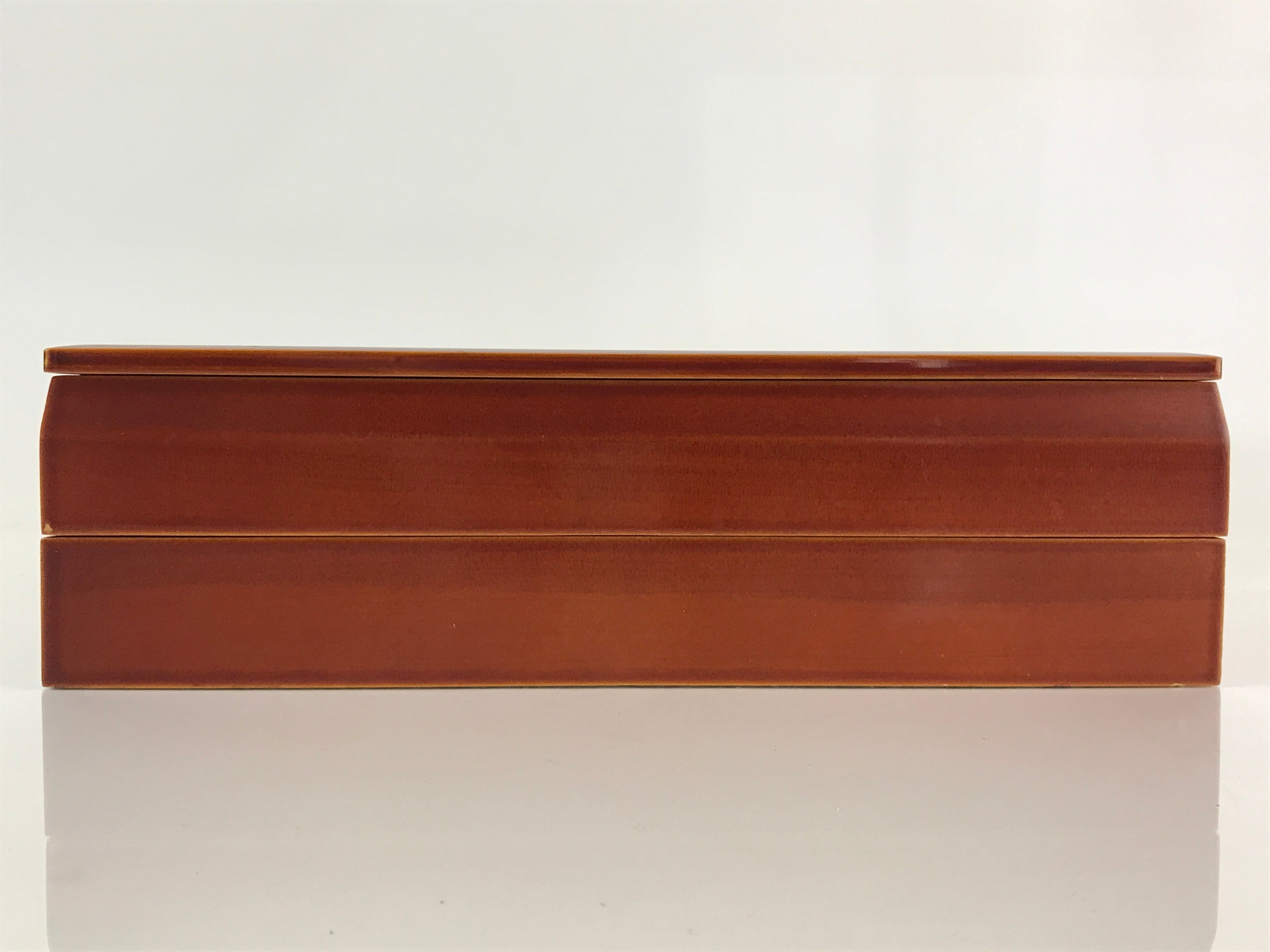 Japanese Lacquer ware Bento Box Vtg Wood Shunkei Nuri Jubako 2 Tier JB77
