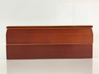 Japanese Lacquer ware Bento Box Vtg Wood Shunkei Nuri Jubako 2 Tier JB77