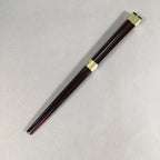 Japanese Lacquer ware Bento Box Vtg Wood Shunkei Nuri Jubako Hashi 2 Tier JB69