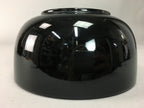 Japanese Lacquer ware Bowl Replica Vtg Black Gold Makie Noodle Rice UR312