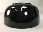 Japanese Lacquer ware Bowl Replica Vtg Black Gold Makie Noodle Rice UR312