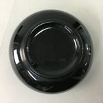 Japanese Lacquer ware Bowl Replica Vtg Black Gold Makie Noodle Rice UR314