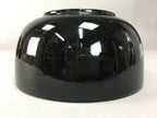 Japanese Lacquer ware Bowl Replica Vtg Black Gold Makie Noodle Rice UR315