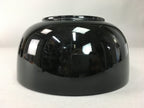 Japanese Lacquer ware Bowl Replica Vtg Black Gold Makie Noodle Rice UR315