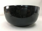 Japanese Lacquer ware Bowl Replica Vtg Black Gold Makie Noodle Rice UR316