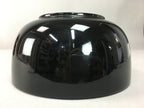 Japanese Lacquer ware Bowl Replica Vtg Black Gold Makie Noodle Rice UR316