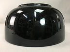 Japanese Lacquer ware Bowl Replica Vtg Black Gold Makie Noodle Rice UR316