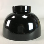 Japanese Lacquer ware Bowl Replica Vtg Black Gold Makie Owan Soup Rice UR296