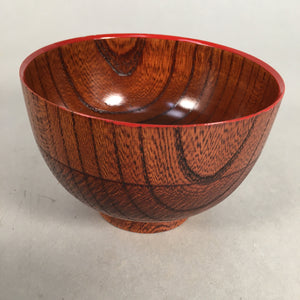 Zelkova Yamanaka Lacquerware Miso Soup Bowl with Lid / Japanese Lacquer, Japanese Bowl, Miso Soup Bowl, Japanese Pottery, Japanese Dinnerware