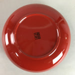 Japanese Lacquer ware Bowl Vtg Red Replica Signed QT70