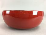 Japanese Lacquer ware Bowl Vtg Red Replica Signed QT70