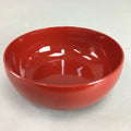 Japanese Lacquer ware Bowl Vtg Red Replica Signed QT70