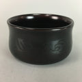 Japanese Lacquer ware Bowl Vtg Wooden Kobachi Black Cup Set Sweets Snack LW933