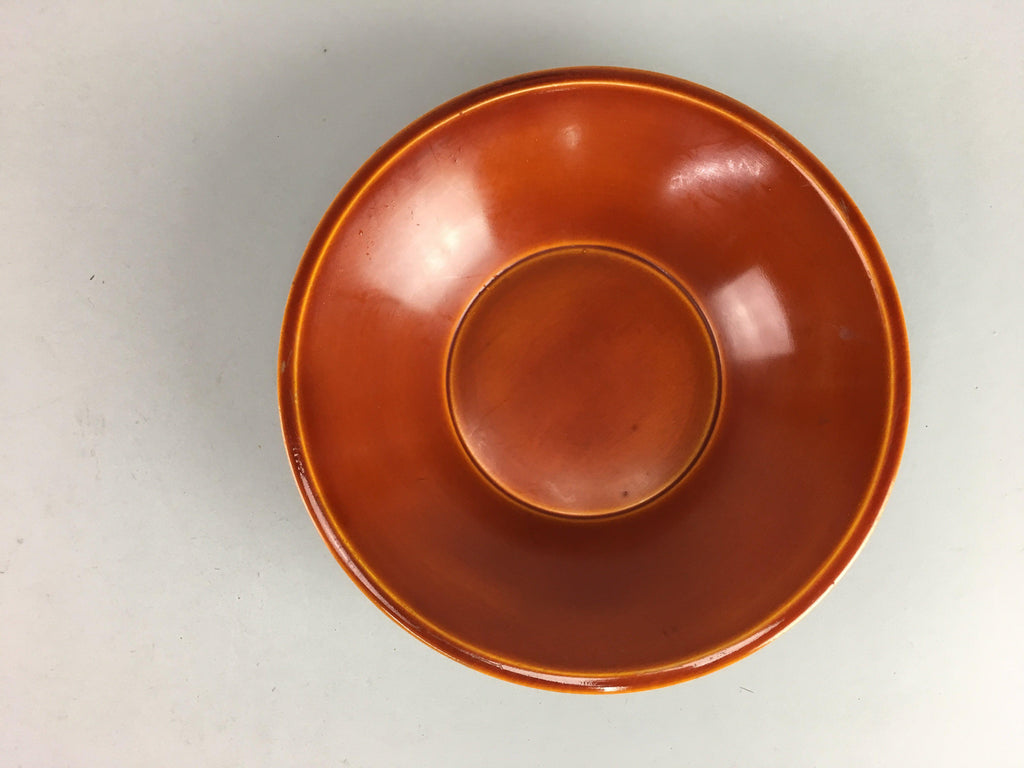 Japanese Lacquer ware Bowl Vtg Wooden Shunkei Nuri Kashibachi Sweets LW836