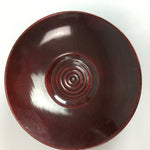 Japanese Lacquer ware Drink Coaster Saucer Vtg Chataku 5pc Wood Brown LW996