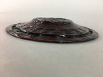 Japanese Lacquer ware Drink Coaster Vtg Bamboo Chataku Woven Saucer UR184