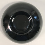 Japanese Lacquer ware Lidded Bowl Vtg Replica Black Gold Owan Soup Rice QT103