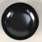 Japanese Lacquer ware Lidded Bowl Vtg Replica Black Gold Owan Soup Rice QT103